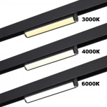 Трековый светильник трехфазный светодиодный Novotech Vector 359951 черный диммир. со сменой цв.температуры, пульт ДУ/Tuya Smart Life LED 10W 90-240V