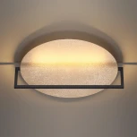 Настенно-потолочный светильник Odeon Light Next 7016/20WL золотой ice crack/металл/акрил поворотный на 360 LED 1*20W LUNAR (220V)