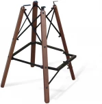 Стул барный Sheffilton SHT-ST29/S80 красный ral3020/темный орех/черный муар