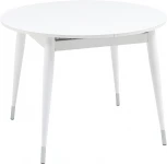 Стол обеденный раскладной 100-130 белый матовый Stool Group Сидней УТ000036198