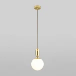 Подвесной светильник Eurosvet Bubble 50197/1 золото (220V, на проводе, шар)