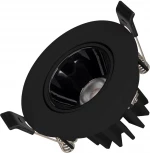 Светильник встраиваемый LED MS-FORECAST-BUILT-TURN-R82-8W Day4000 (BK-BK, 32 deg, 230V) (Arlight, IP20 Металл) 035450