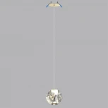 Подвесной светильник Odeon Light Jemstone 5085/5L золото/прозрачный/металл/акрил LED 5W 4000K 240Лм (220V, на проводе, шар)