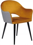 Стул Bruno горчичный с жаккардом Bradex Home RF 0196