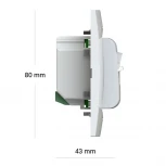 Терморегулятор terneo mex unic, белый