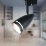 Трековый светильник ЭРА TR49 - GU10 BK (220V)