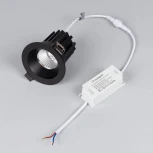 Встраиваемый точечный светильник MS-ATOLL-BUILT-R86-10W Warm3000 (BK, 36 deg, 230V) (Arlight, IP54 Металл) 044612 (LED)