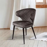 Стул Richard ромб, бархат антрацит 14 Top Concept 77335