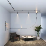 Трековый светильник магнитный Elektrostandard Mini Magnetic 85162/01 5W 3000K (черный) (LED, 24V)