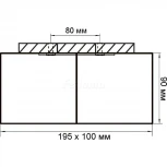 Накладной точечный светильник Lightstar Monocco 052327