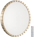 Настенно-потолочный светильник Sonex Atabi Gold пластик/белый/золотой 7648/EL PALE SN LED 70Вт 3000-6000К D486 IP43 пульт ДУ (220V, круглые)