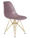 Стул обеденный DSR (ножки золотые, цвет сиреневый (P-04))