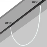 Трековый светильник с гибким неоном для низковольтного шинопровода FLUM Novotech Ramo 359138 IP20 LED 4000К 14W 48V 1400Лм