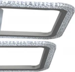 Потолочная люстра светодиодная на штанге с пультом, регулировкой цветовой температуры и яркости Reluce 20333-0.3-04 WT 99W (220V)