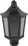 Настенный фонарь уличный ЭРА НБУ 06-60-003 У1 черный прозр. (220V, IP44)