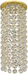 Встраиваемый светильник хрустальный Dio D'Arte Osimo Gold GU10.5.14.8.109 G (220V, круглые)