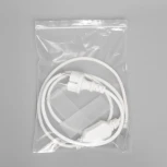 Кабель Питания 1,5м с выпрямителем 8А для Неона 8х16мм 220В, провод белый каучук, IP65 Laitcom FR-23550