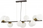 Подвесной светильник Lumion Melona 6508/10 черный, белый, бронза E14 10*40W 220V (на тросе, шарики)