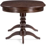 Деревянный стол Woodville Дейвер 160(220)х100 орех темный 515967