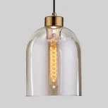 Подвесной светильник Eurosvet Tandem 50119/1 латунь (220V, на проводе, круглые)