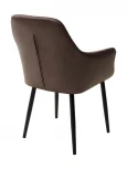 Стул Роден Blitz 06 Коричневый, велюр/ черный каркас,