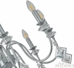 Подвесная люстра Arte Milano AM342101 342101/6 CR (220V, подвески, на цепи, подсвечник, свеча)