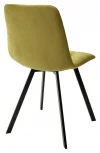 Стул CHILLI-Q SQUARE оливковый #H25, велюр / черный каркас, 4 шт./1 к