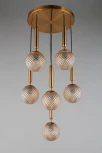 Подвесной светильник Aployt Shantal APL.766.03.06 (220V, на проводе, шарики)
