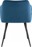 Стул с подлокотниками Stool Group Джоэл велюр синий УТ000036690