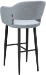 Стул барный R-Home Oscar Сканди Грей/Черный