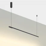 Светильник подвесной диммируемый (сенсор) Novotech Fermo 359307 OVER черный LED 14W 2700/4000/6000K 220V (регулировка яркости, сенсорный выключатель, на тросе)