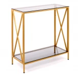 Консольный стол AllConsoles 1031-CG grey золотой