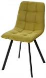 Стул CHILLI-Q SQUARE оливковый #H25, велюр / черный каркас, 4 шт./1 к