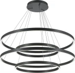 Подвесной светильник ярусный светодиодный Maytoni Rim MOD058PL-L174BK (220V, на тросе)