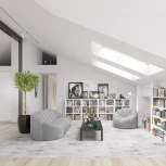 Кресло Dreambag Слайс Серое 7223106