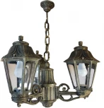 Уличный светильник подвесной Fumagalli Anna E22.120.S30.BXF1R (220V, на цепи, под старину, IP44)