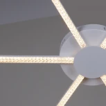 Потолочная люстра светодиодная с пультом  и ночным режимом Reluce 06537-0.3-3+3 WH (Умный дом) (220V)