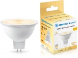 Светодиодная лампа Lens 38° MR16 7W 2700K Ambrella Bulbing 170713