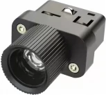 Трековый магнитный светильник 48V iLedex Vision48/22 4822-019-D22-2W-24DG-3000K-BK