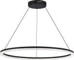 Подвесной светильник ST Luce SL1018 SL1018.413.01 черный/прозрачный LED 1*54W 4000K (220V, на проводе, кольцо)