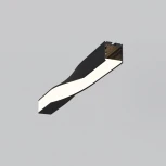 Радиусный профиль 35x35 Twist правый черный Maytoni Радиусный профиль ALM-3535R-B-TR-90°-0.4M