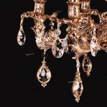 Подвесная люстра Omnilux Senis OML-74703-06 (220V, подвески, на цепи, подсвечник, свеча)