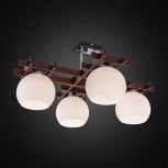 Потолочная люстра Citilux Нарита CL114141 (220V, дуб, венге)