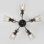 Потолочная люстра на штанге Eurosvet Astor 70111/5 черный (220V)