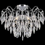 Потолочная люстра на штанге ILLUMICO IL3522-6CSQ-39 CR (220V, хрусталь)