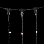 Гирлянда Занавес 2 x 3 м Экстра Тепло-Белый 220В, 600 LED, Провод Черный Каучук, IP65