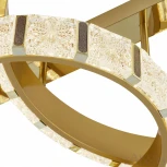 Потолочный светильник круглый Arte Milano Venezia 310183/D600-D400 GD (регулировка яркости, LED, 220V, пульт управления)