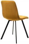 Стул CHILLI SQUARE BLUVEL-68 желтый, велюр / черный каркас M-City 629M04895