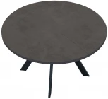 Стол DikLine RD120 хромикс бронза, опоры черные