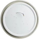 Светодиодный управляемый потолочная светильник круглый Feron AL6200 48068 “Simple matte” тарелка 165W 3000К-6500K черный (регулировка яркости, 220V, пульт управления, круглые)